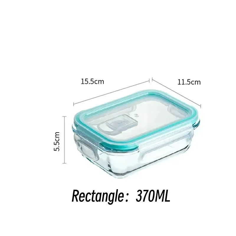 Borosilicate Glass Meal Prep Containers – Airtight, Oven & Microwave Safe