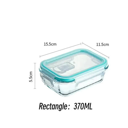 Borosilicate Glass Meal Prep Containers – Airtight, Oven & Microwave Safe