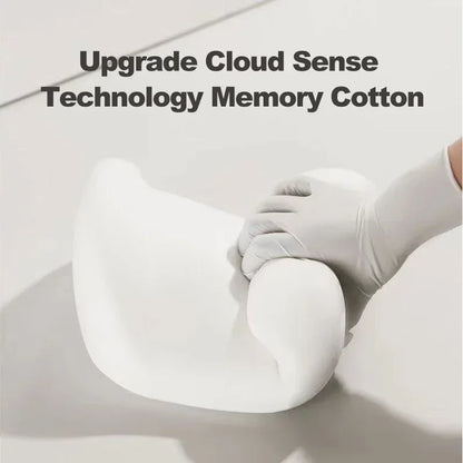 Ergonomic Neck & Lumbar Pillow Set – Memory Foam Travel & Car Comfort Kit
