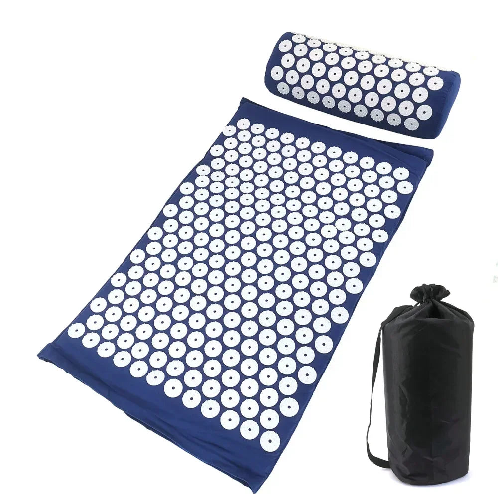 Acupressure Mat & Pillow Set – Back, Neck & Stress Relief Kit