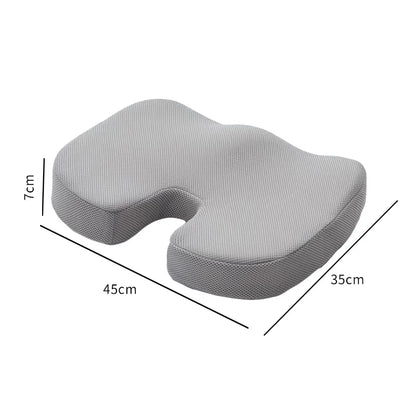 Ergonomic Memory Foam Seat Cushion – Pressure Relief Pad for Office, Hemorrhoid & Long Sitting Comfort
