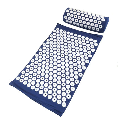 Acupressure Mat & Pillow Set – Back, Neck & Stress Relief Kit