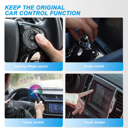 Wireless CarPlay & Android Auto Adapter – 2-in-1