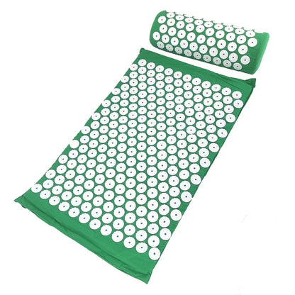 Acupressure Mat & Pillow Set – Back, Neck & Stress Relief Kit