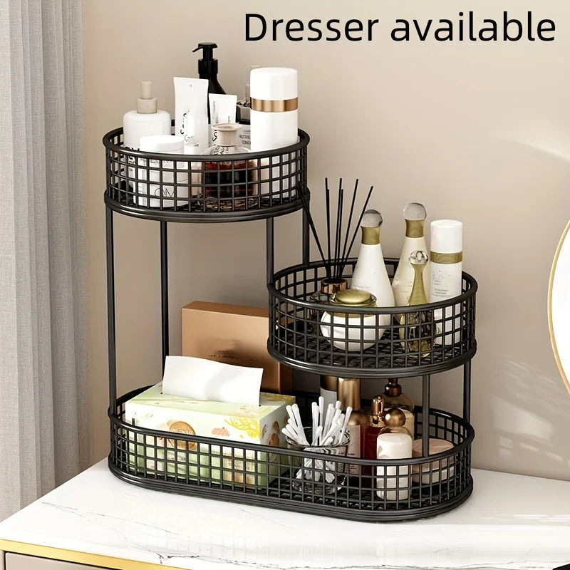 3-Tier Stainless Steel Fruit Basket – Space-Saving Countertop Storage Rack