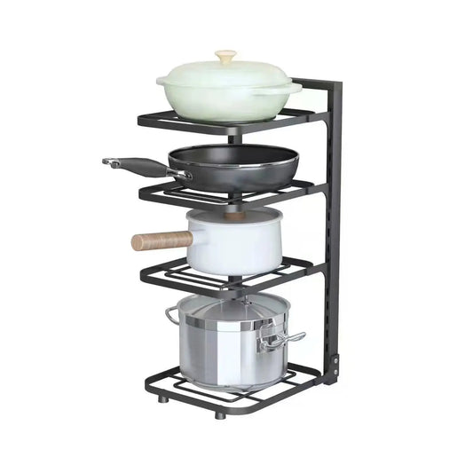AbuyZaar Adjustable Pot & Pan Rack Organizer